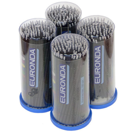 Аппликаторы №1, X-Slim, 100шт., Euronda (черные) (ТК=144уп (36кор*4уп))