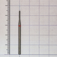 289140012 фреза твс - цилиндр остр. - 012 красный насечка крестообразная мелкая. мет. сплавы пластма