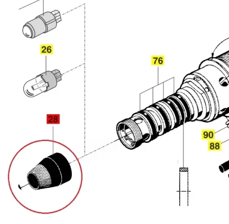 Колпачок галогенной лампочки для быстросъемного соединения турбинного наконечника Sirona