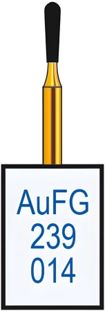 aufg239014 бор алмазный fg - грушевидный - 014 серый horico