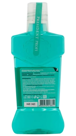 ополаскиватель для полости рта president®profi "antibacterial"  250 мл