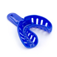 ложка для слепков disposable impression trays 3l-blue №3 низ, dynaflex