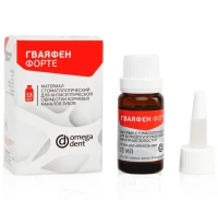 гваяфен форте - жидкость для антисептической обработки кариозных полостей, 13мл., нфк омега