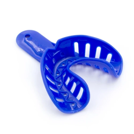 Ложка для слепков Disposable Impression Trays 3L-BLUE №3 низ, DynaFlex