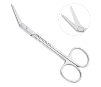 ножницы хирургические угловые для снятия швов nahtschere 11,5 см hlw (германия)