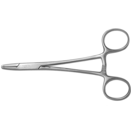 Иглодержатель сосудистый 140 мм, П-25-129, Sammar