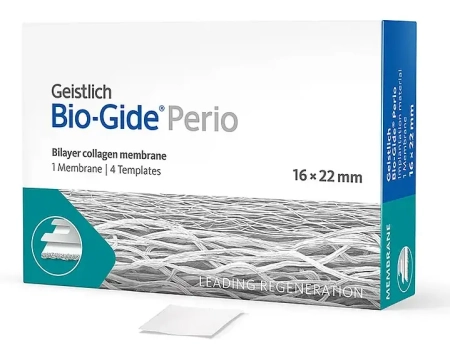 Био-Гайд Перио - резорбируемая двухсторонняя барьерная мембрана, 16мм х 22мм., Geistlich Pharma AG