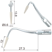 насадка p90 к скалеру пародонтологическая для чистки имплантов (подходит к woodpecker, ems)