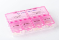 штифты стекловолоконные, набор: 40 штифтов + 8 дрилей (форма)