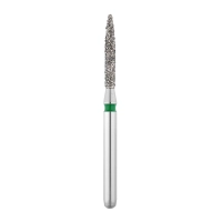 fg273g014 бор алмазный fg - пламя закругленное - 014 зеленый horico