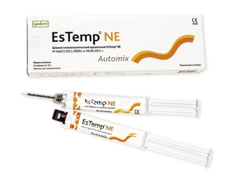 estemp ne (10г*2шпр) - цемент стоматологический временный, spident