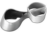 1.553. матрицы контурные с фиксирующим устройством для моляров (выступ слева), 10шт., тор вм