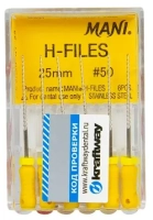 h-files 25 мм, №50, 6шт (mani)