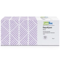 еврокрил нить l=75 см usp 4/0, игла 17 мм колющая 1/2 (12 шт) eurotype