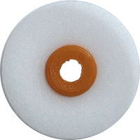 полир диск шлифовальный "kagayaki roundflex" мягкий (оранж) d=12.6мм - 100шт (без дискодержателей)