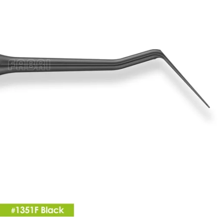 гладилка малая двухсторонняя удлиненная 1351f black fabri