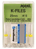 k-files 25 мм, №15, 6шт (mani)
