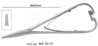 иглодержатель хирургический mathieu, 14см (hlw dental instruments)