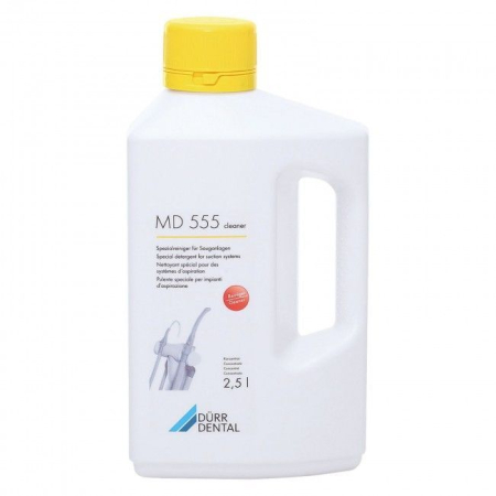 MD 555 Cleaner - не пенящееся средство для очистки отсасывающих систем (2.5 л) Durr Dental