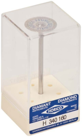 h340160 диск алмазный -  ø 16мм - двухсторонний алмазная крошка по краю, horico