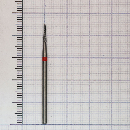 198140016 Фреза твс - пика - 016 красный насечка крестообразная мелкая. мет. сплавы пластмасса   HOR
