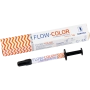 flow-color оранжевый - микрогибридный светоотверждаемый композит типа "flow"с фтором, 1г., arcona