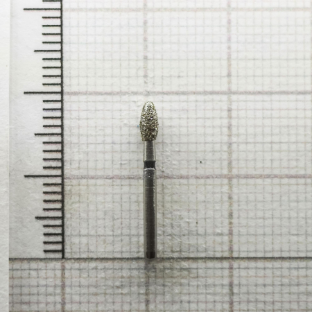 fg277x023 бор алмазный fg - олива закругленная - 023 черный horico