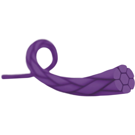 пга - нить полигликолидная, рассасывающаяся, фиолетовая, l=75см., usp 3/0, hs-25, "линтекс"