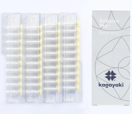 полир "kagayaki enforce pin" - диски желтые мелкая (32) уп/40шт