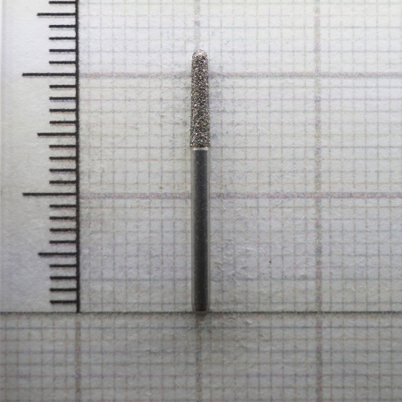 fg198018 бор алмазный fg - конус закругленный - 018 серый horico