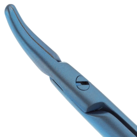 иглодержатель микрохирургический изогнутый 1.2 мм 180 мм, микрохирургические технологии