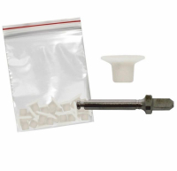 полир "kagayaki enforce" - диск белый (уретан), µ 125 + мандрели: 1 - сталь, 3 - полимер, уп/25шт