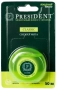 межзубный флосс president classic мята, фтор, вощёный 50м арт.200