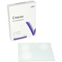 стекло для замешивания с лунками (3 лунки), 4мм., "владмива"