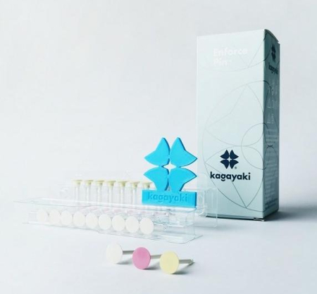 набор полиров "kagayaki enforce pin" - диски (уретан) - держатель пластиковый, уп/30шт