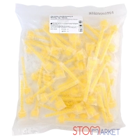 канюли смесительные желтые mixing tips yellow (50 шт смесительных + 25 шт интраоральных) spident