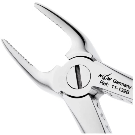 щипцы для удаления зубов детские верхние премоляры 11-139b* hlw