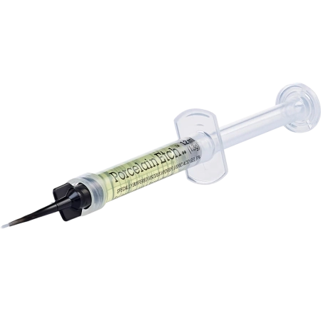 porcelain etch 9% hf - гель для травления керамики (2 шприца по 1.2 мл) bjm lab