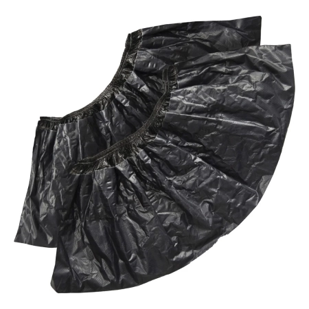 Бахилы медицинские STRONG черные, с 2-резинкой, двойные, ПНД (250 пар) ELEGreen