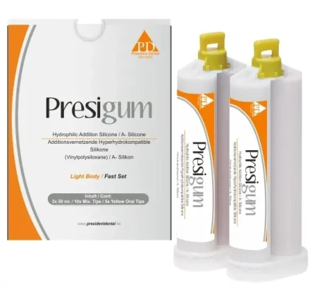 presigum kit fast (presigum putty fast 2х250 мл + presigum light body/fast set 2х50 мл) pd