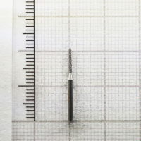 fg218010 бор алмазный fg - конус с безопасным концом - 010 серый horico