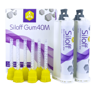десневая маска силофф / siloff 40m мягкая 2x50 мл + 20 смесительных наконечников крастехномед