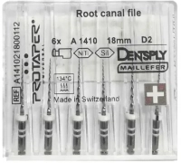 protaper / протейпер машинные 18 мм d2 - для перелечивания (6 шт) maillefer