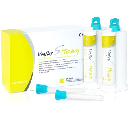 Вонфлекс / Vonflex S Heavy Normal - слепочная масса А-силиконовая корригирующий 2x50 мл, Vericom