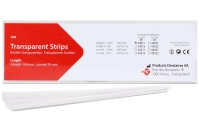 штрипсы прозрачные ацетатные прямые 140х8 мм экстратонкие 100 шт produits dentaires sa
