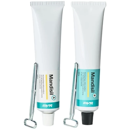 Mandisil - коррегирующий материал для нижней челюсти, 75мл+75мл., Bisico