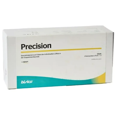 Precision - монофазный оттискный материал (4 картриджа по 75 мл) Bisico