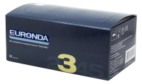 маски защита 3 трехслойные 50шт черные euronda (тк=20 уп)