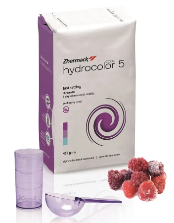 гидроколор 5 - хроматический альгинат, отдушка: ягоды, 453г., zhermack