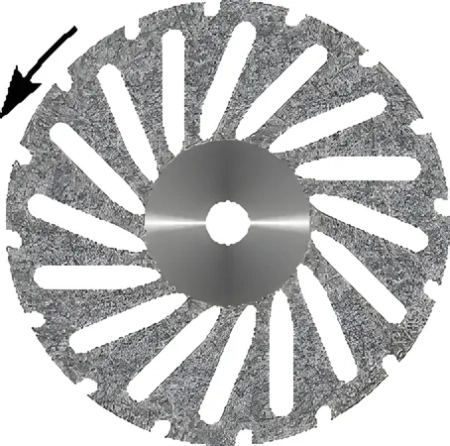 Диск алмазный Косой Акрил, диаметр 22 мм (1 шт) Агри